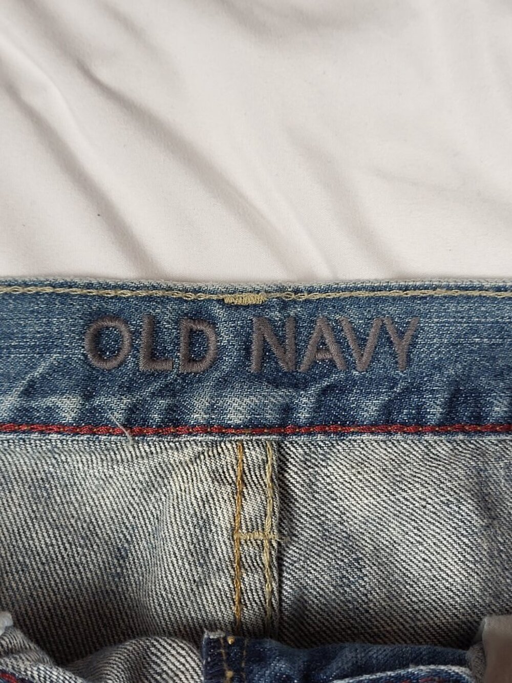 Old Navy Jeans 30x30 Boot Cut Wide Leg Straight Blue Denim Y2k - Picture 6 of 12